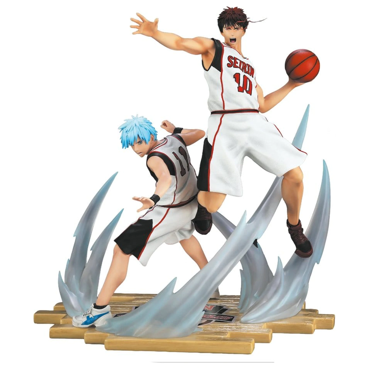 Kuroko's Basket 1/6 Tetsuya Kuroko & Taiga Kagami White Jersey Edition gyanta szobor figura 41 cm termékfotó