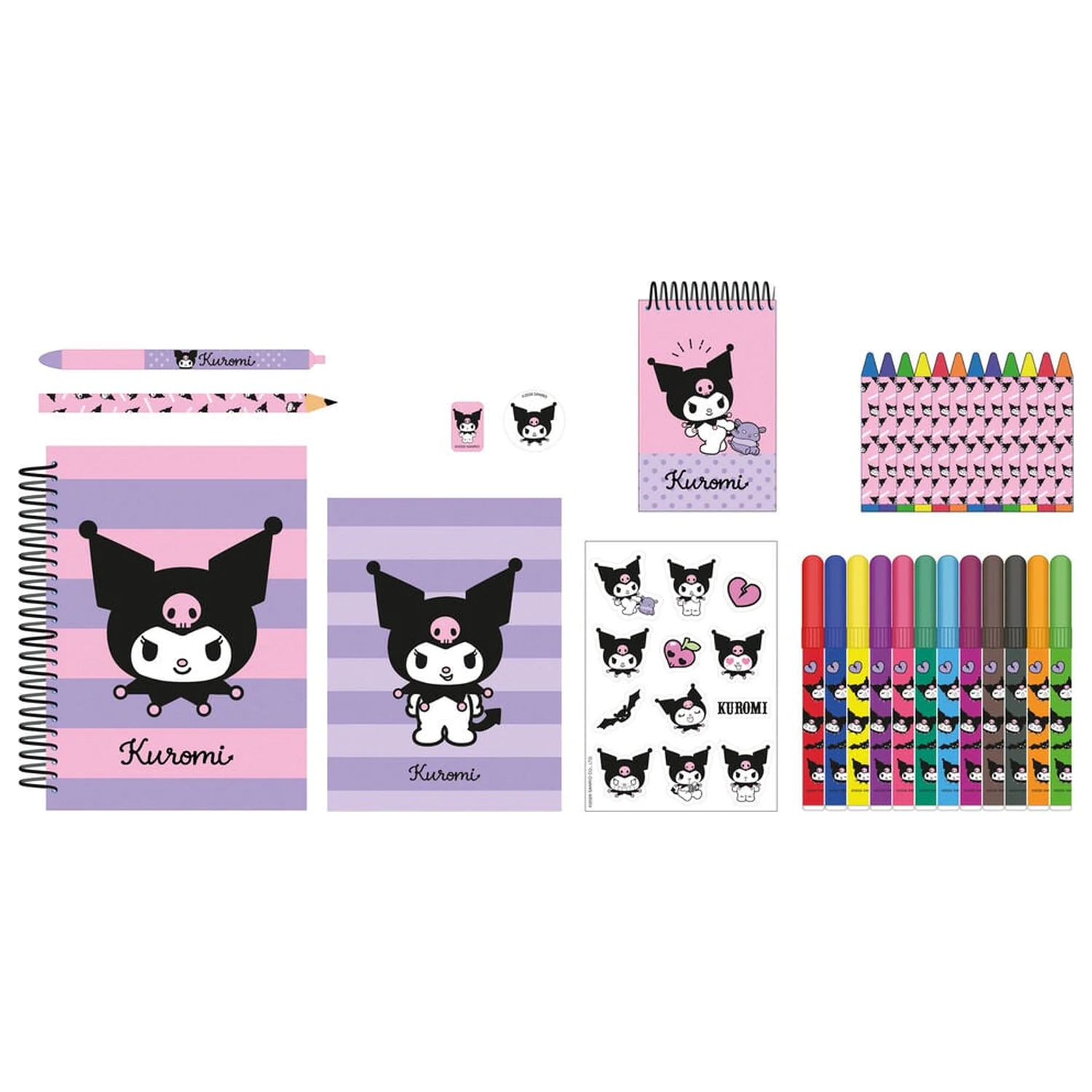 Kuromi Hello Kitty színező csomag 43db-os termékfotó