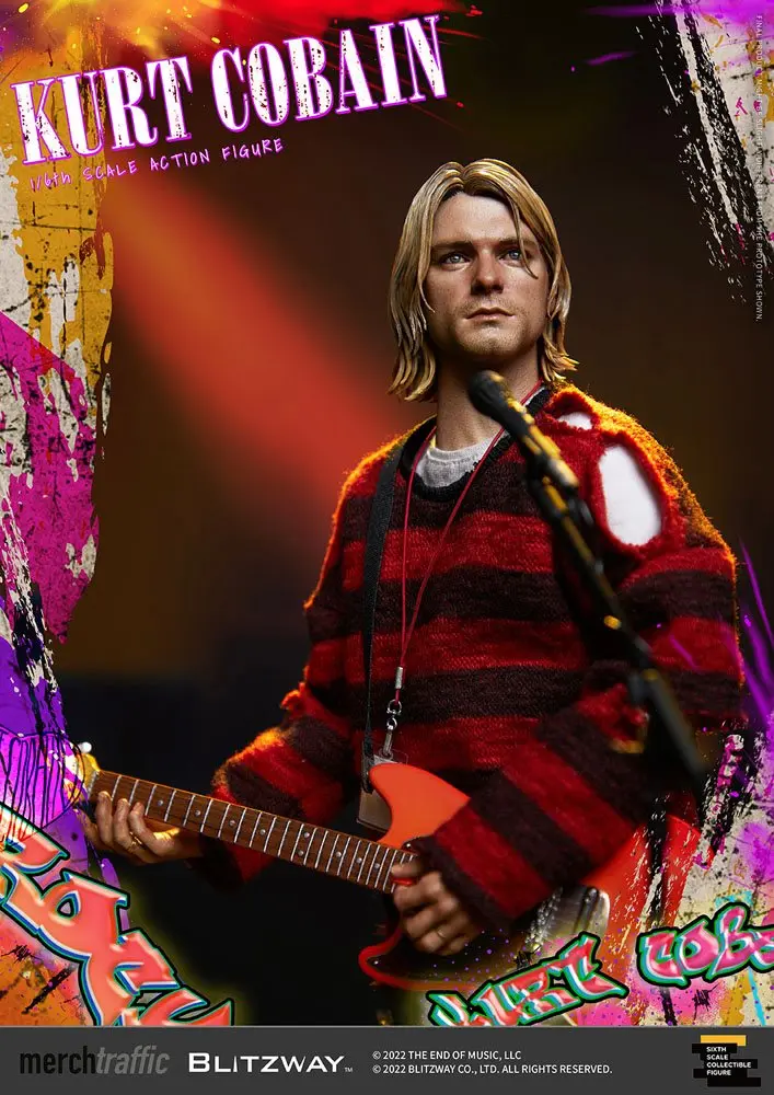 Kurt Cobain 1/6 On Stage akciófigura 32 cm termékfotó