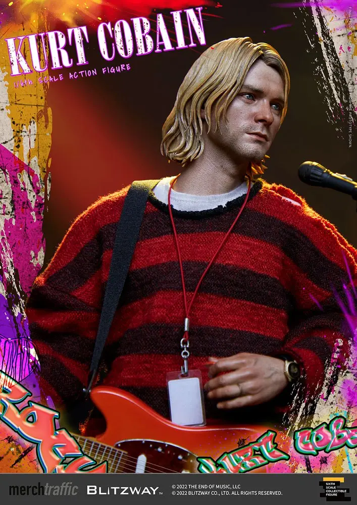 Kurt Cobain 1/6 On Stage akciófigura 32 cm termékfotó