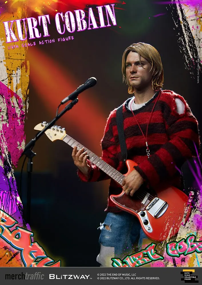 Kurt Cobain 1/6 On Stage akciófigura 32 cm termékfotó