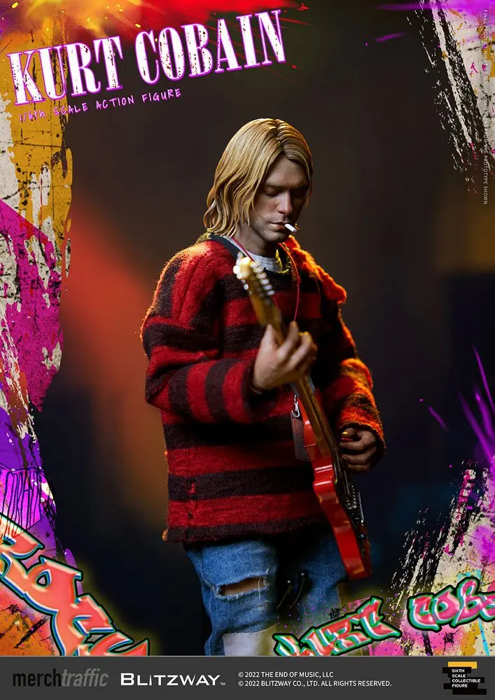 Kurt Cobain 1/6 On Stage akciófigura 32 cm termékfotó