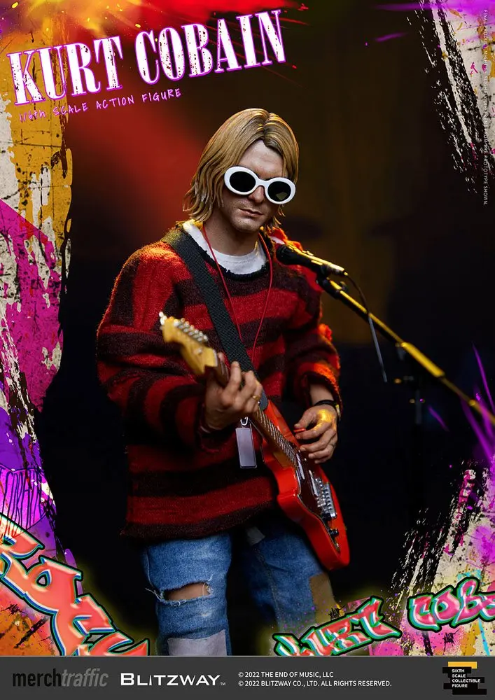 Kurt Cobain 1/6 On Stage akciófigura 32 cm termékfotó