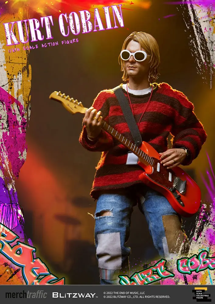 Kurt Cobain 1/6 On Stage akciófigura 32 cm termékfotó