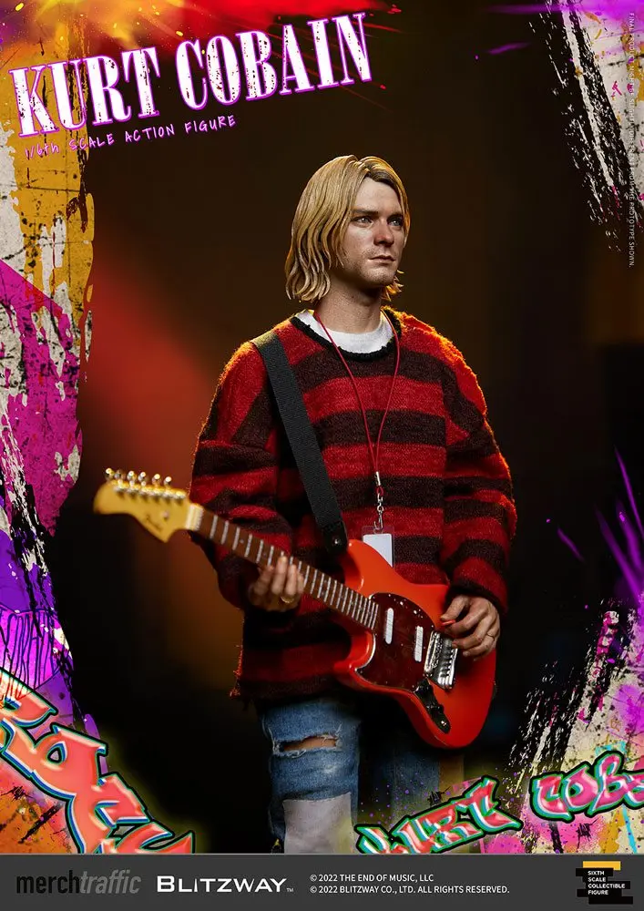 Kurt Cobain 1/6 On Stage akciófigura 32 cm termékfotó