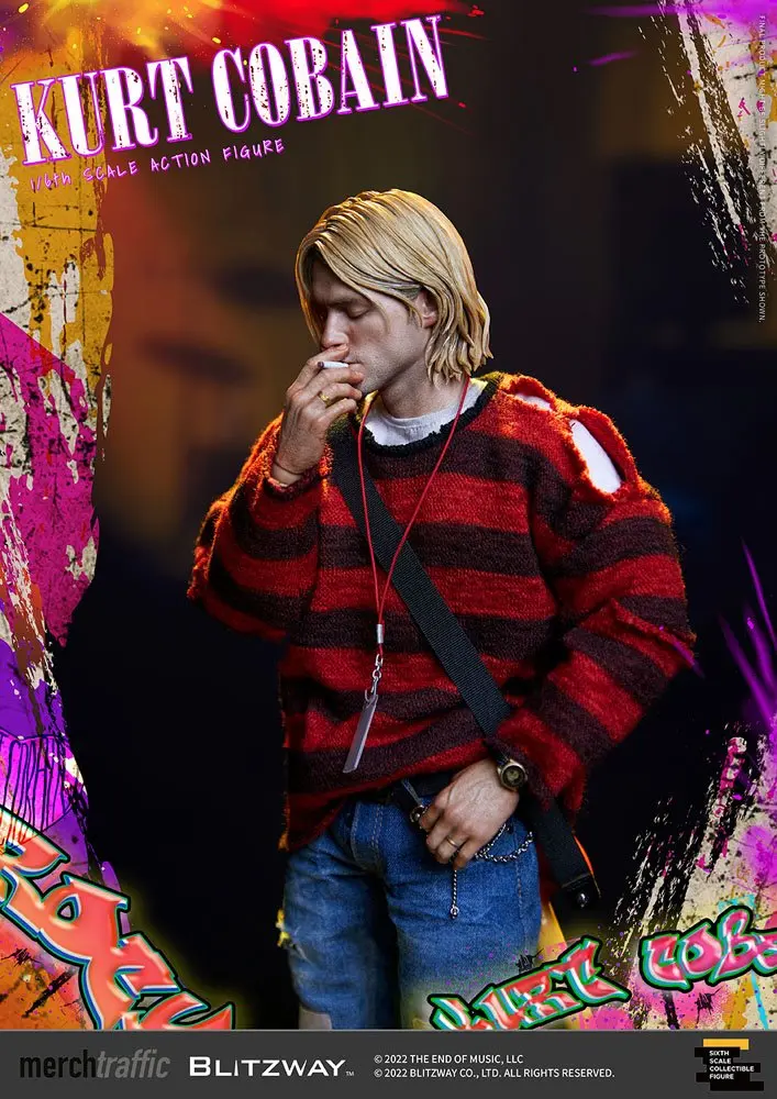 Kurt Cobain 1/6 On Stage akciófigura 32 cm termékfotó