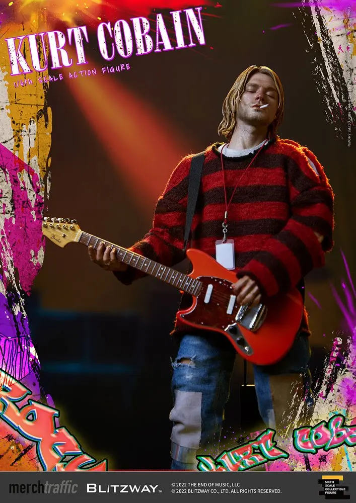Kurt Cobain 1/6 On Stage akciófigura 32 cm termékfotó