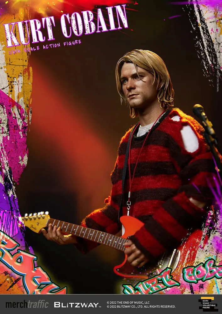 Kurt Cobain 1/6 On Stage akciófigura 32 cm termékfotó