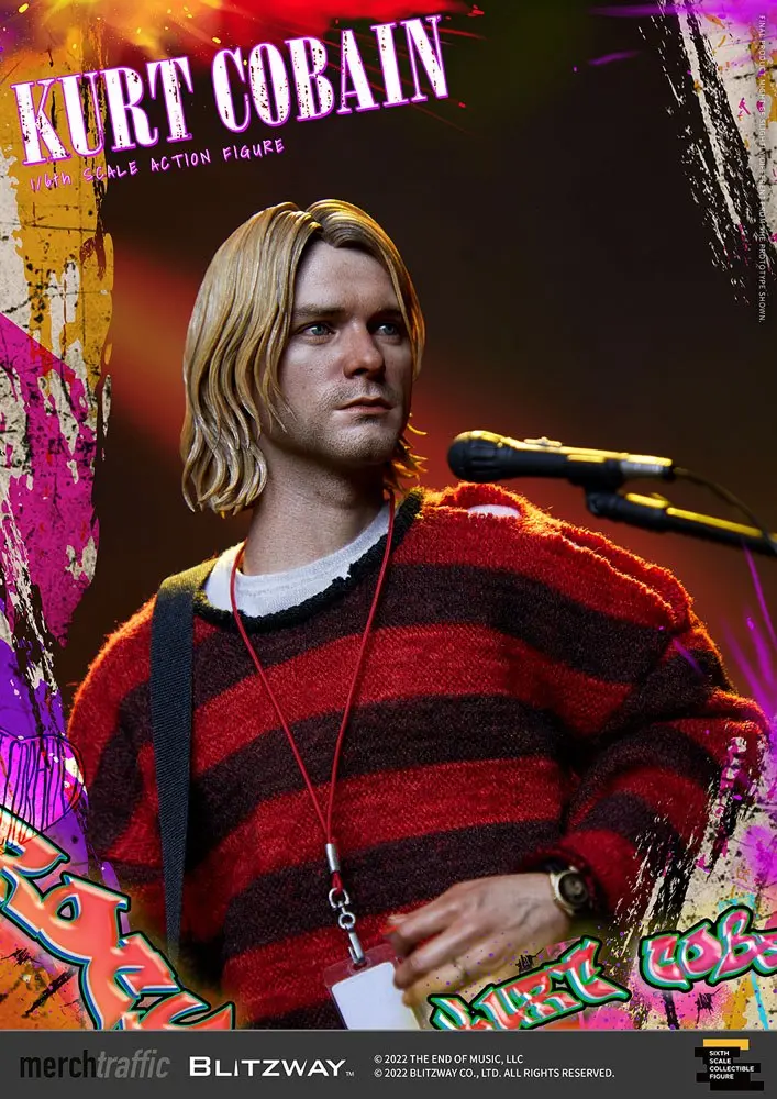 Kurt Cobain 1/6 On Stage akciófigura 32 cm termékfotó
