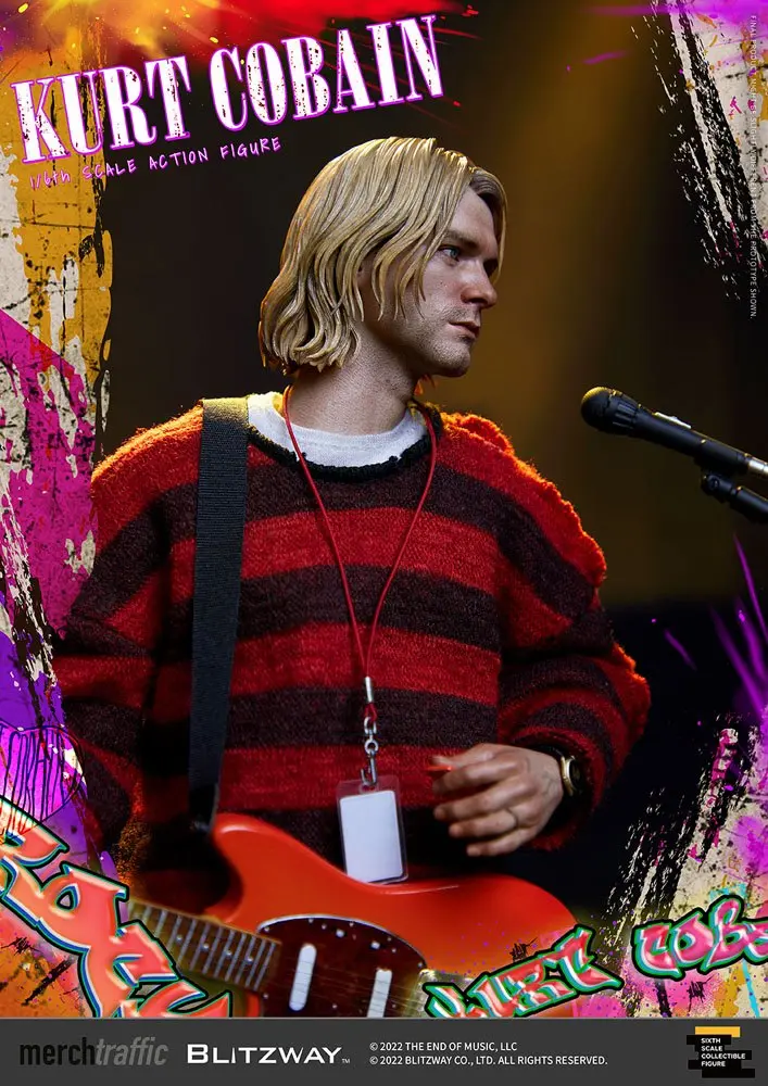 Kurt Cobain 1/6 On Stage akciófigura 32 cm termékfotó