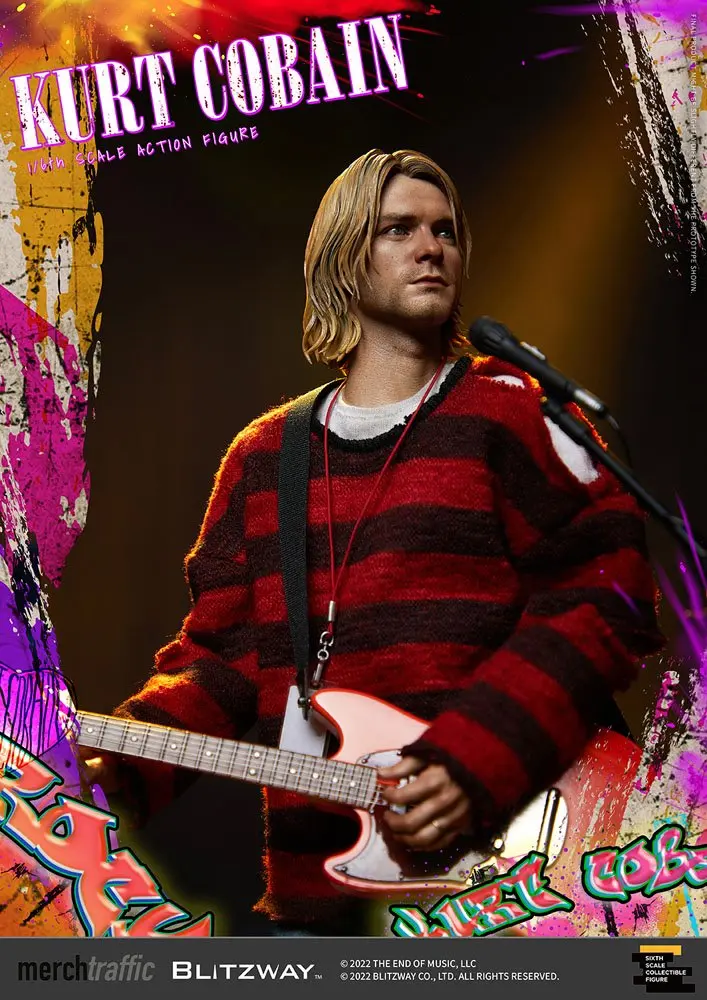 Kurt Cobain 1/6 On Stage akciófigura 32 cm termékfotó