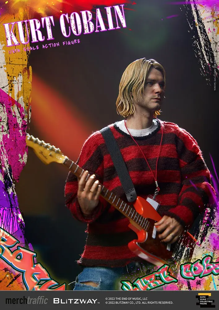 Kurt Cobain 1/6 On Stage akciófigura 32 cm termékfotó