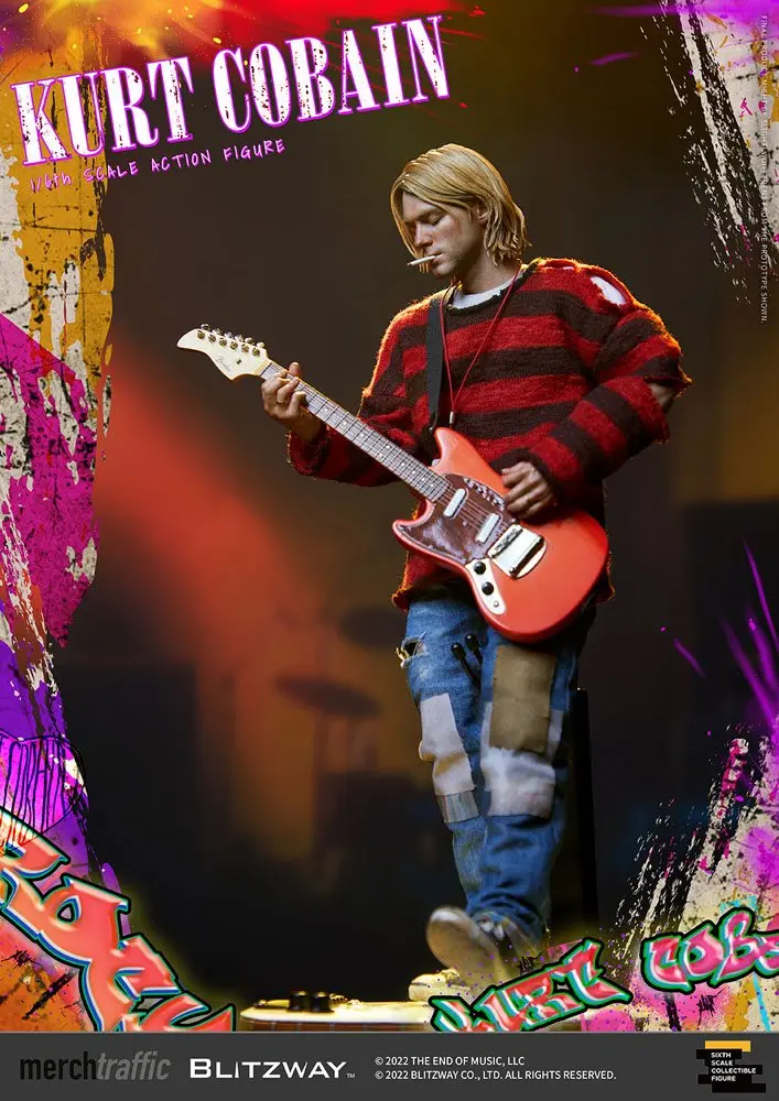 Kurt Cobain 1/6 On Stage akciófigura 32 cm termékfotó