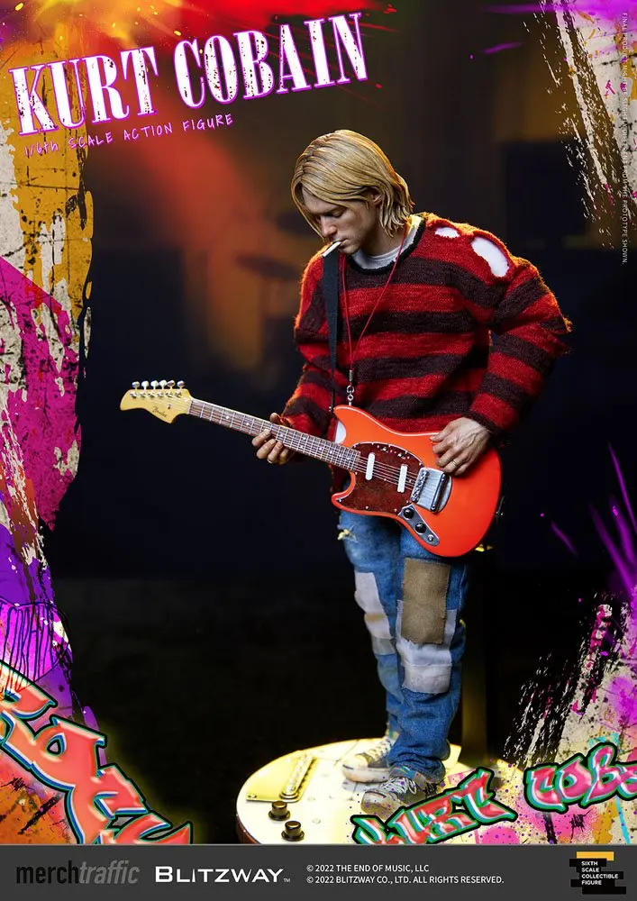 Kurt Cobain 1/6 On Stage akciófigura 32 cm termékfotó
