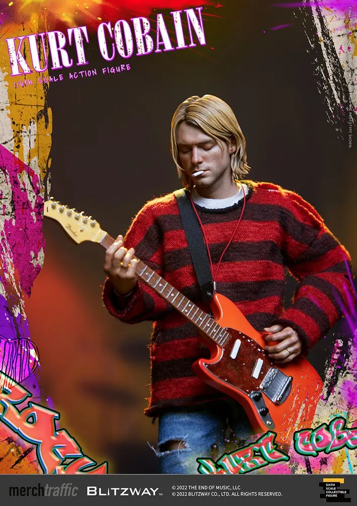Kurt Cobain 1/6 On Stage akciófigura 32 cm termékfotó