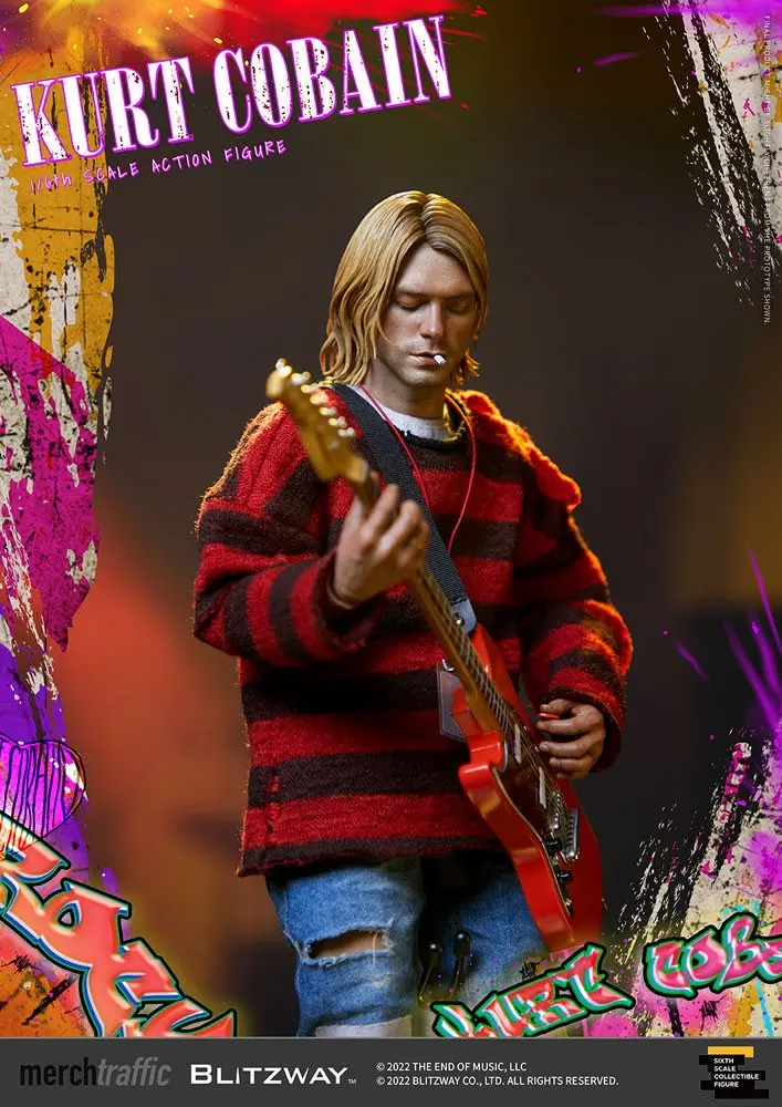 Kurt Cobain 1/6 On Stage akciófigura 32 cm termékfotó