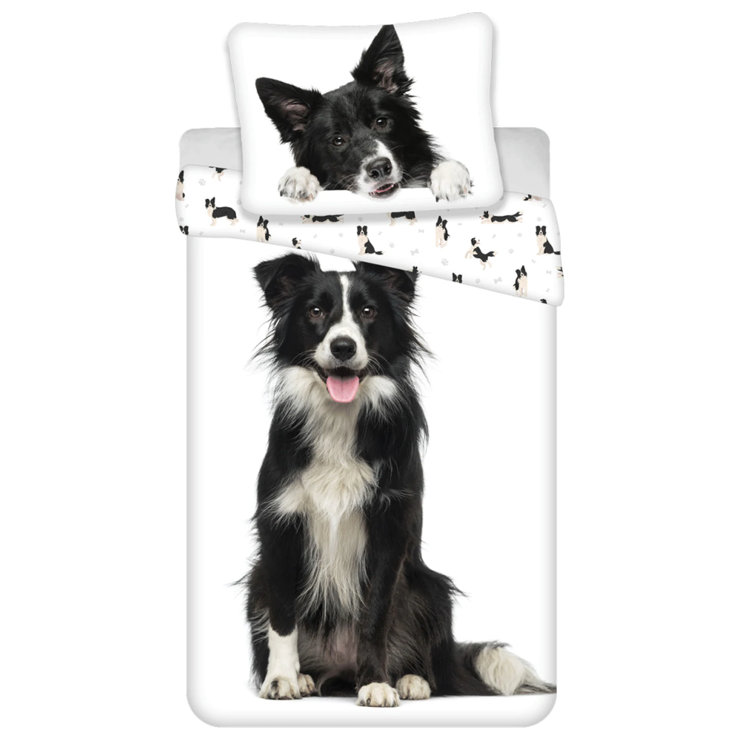 Kutyás Border Collie ágyneműhuzat termékfotó