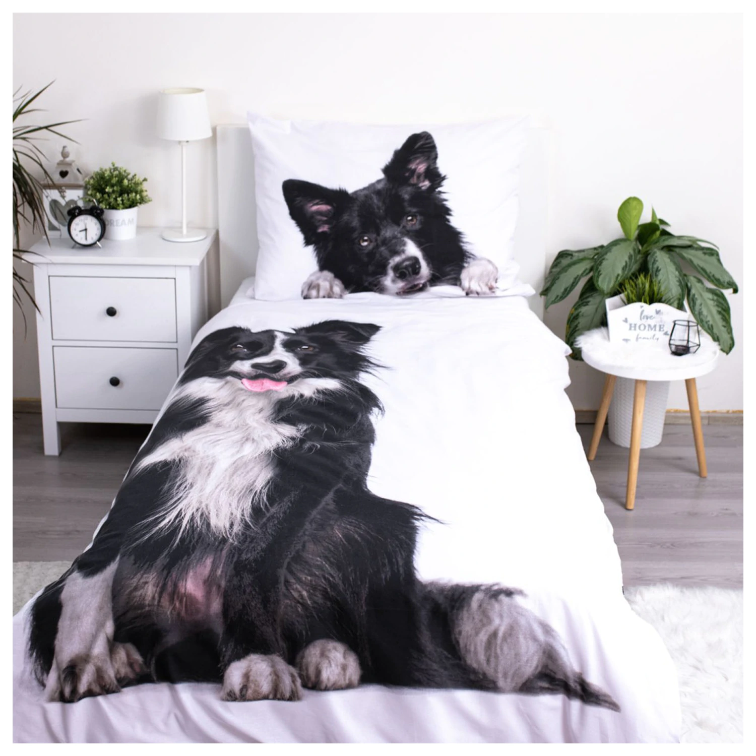 Kutyás Border Collie ágyneműhuzat termékfotó