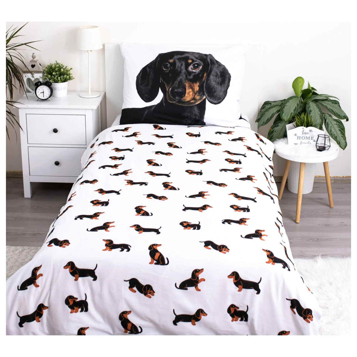 Kutyás Dachshund ágyneműhuzat termékfotó