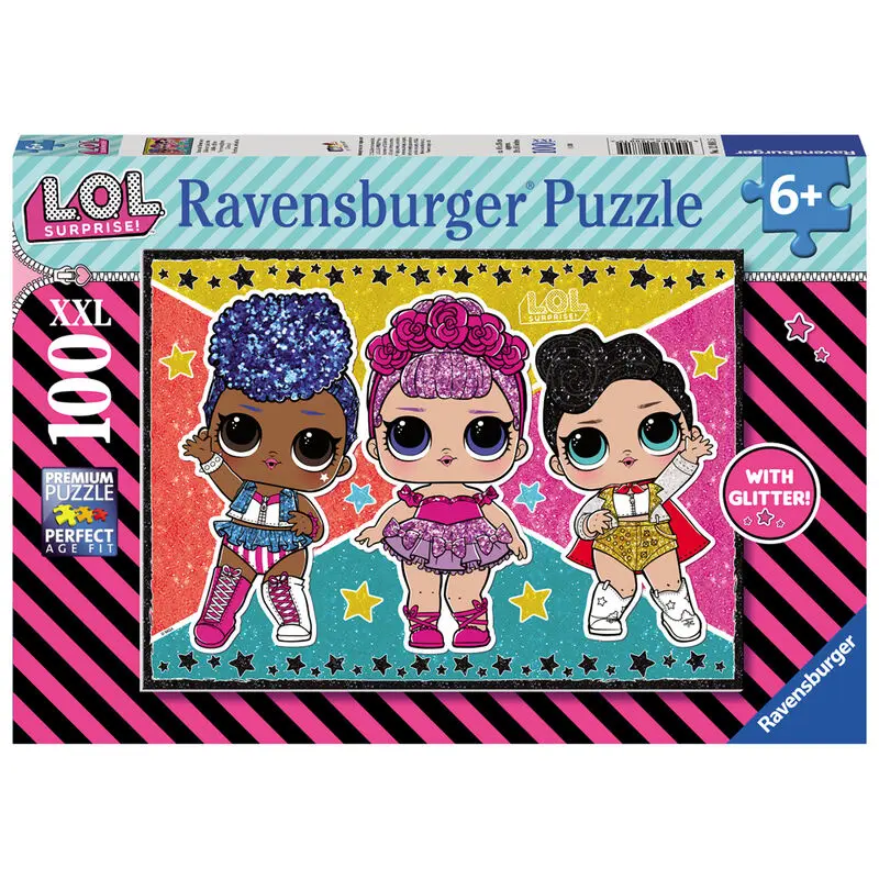 L.O.L Surprise Glitter XXL puzzle 100db-os termékfotó