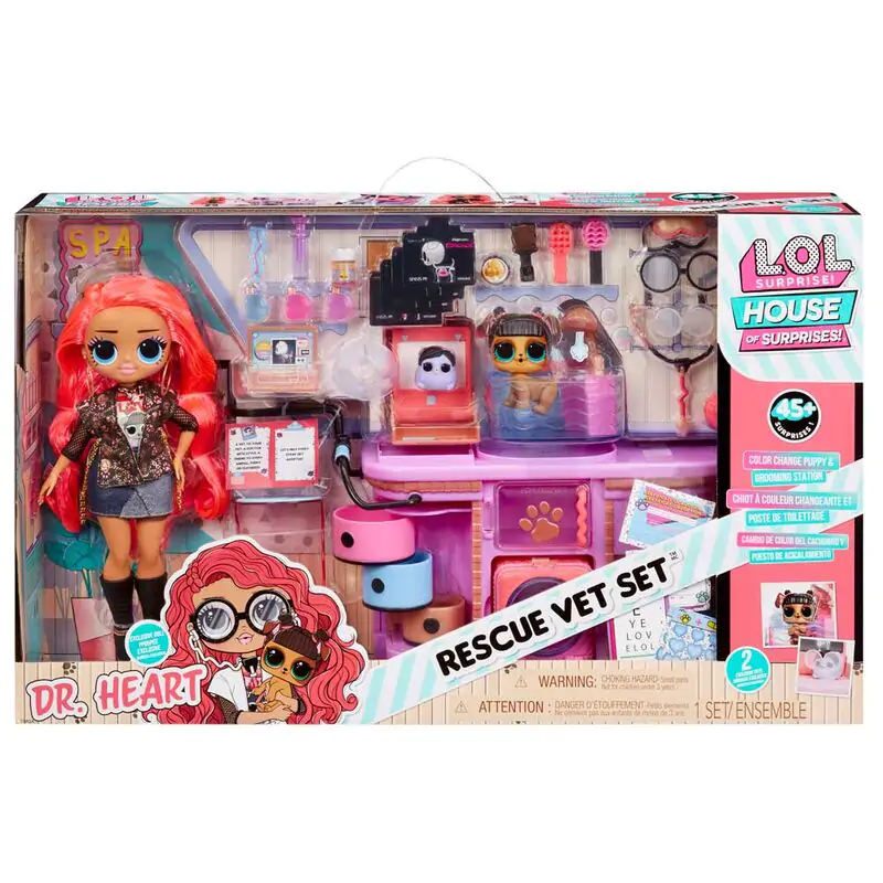 L.O.L. Surprise Veterinary Clinic Dr. Heart játék baba termékfotó