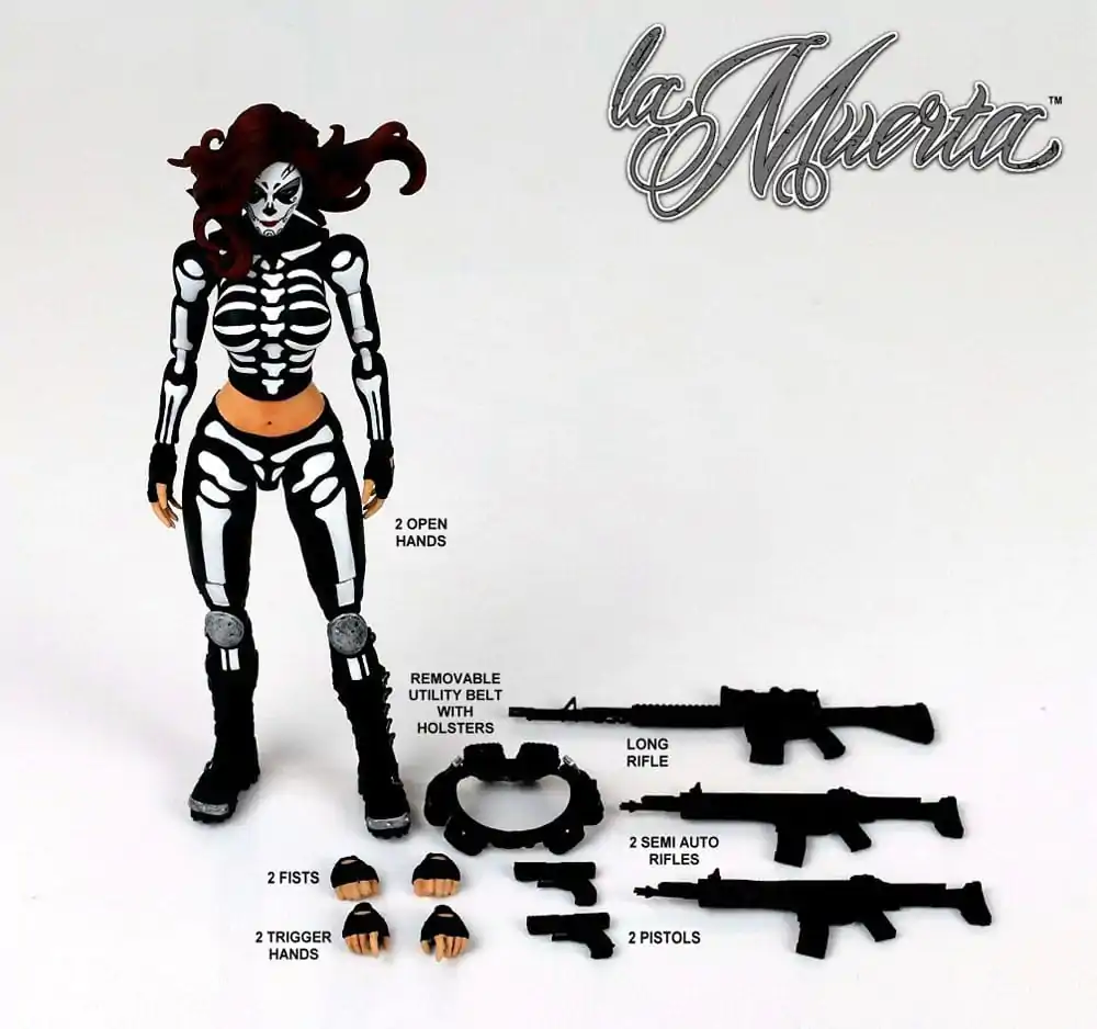 La Muerta Executive 1/12 La Muerta replika akciófigura 15 cm termékfotó