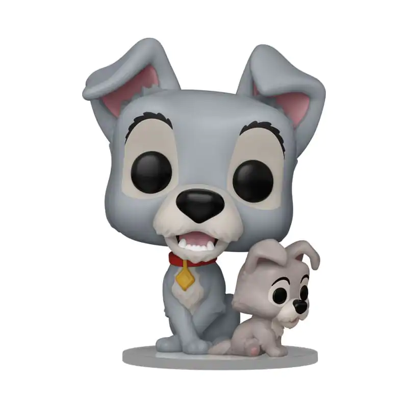 Lady and the Tramp Funko POP! Disney Vinyl figura Tramp w/puppy 9 cm termékfotó