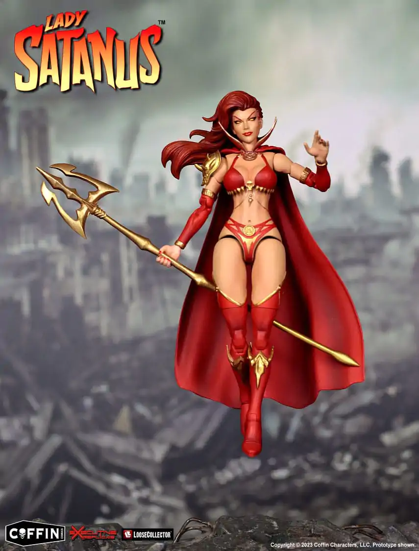 Lady Satanus Executive 1/12 Lady Satanus replika akciófigura 15 cm termékfotó