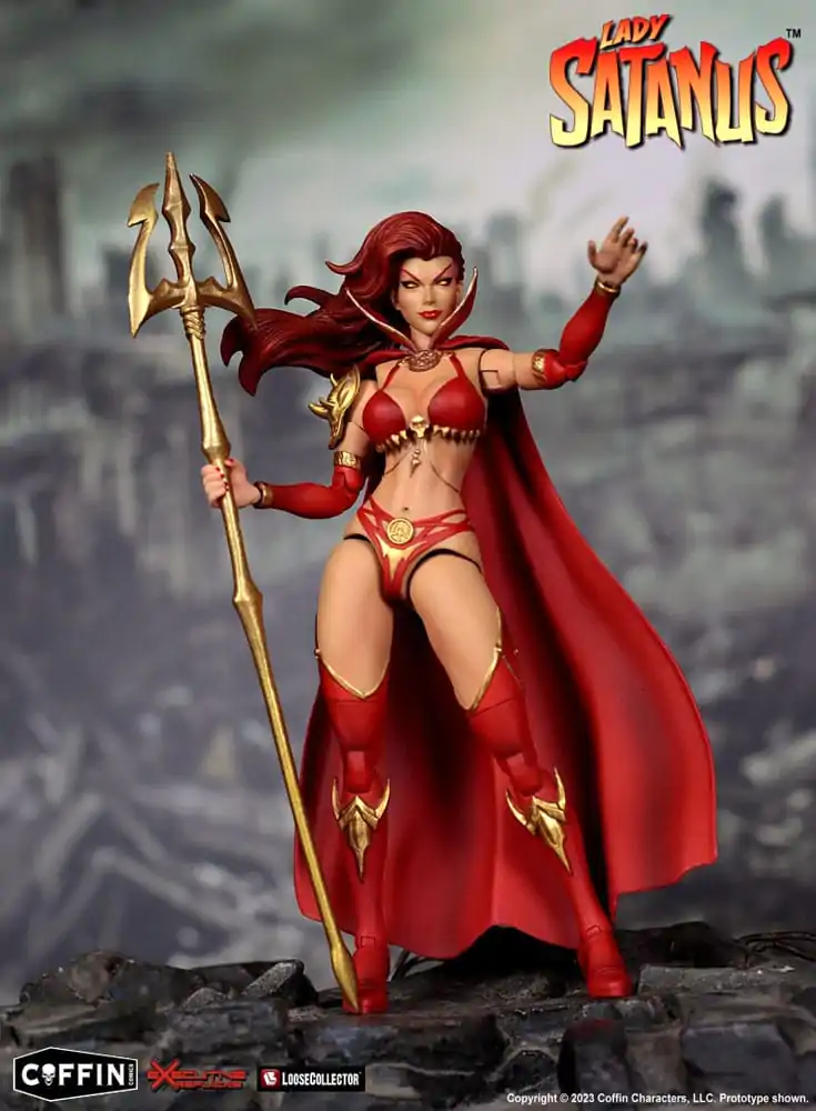 Lady Satanus Executive 1/12 Lady Satanus replika akciófigura 15 cm termékfotó
