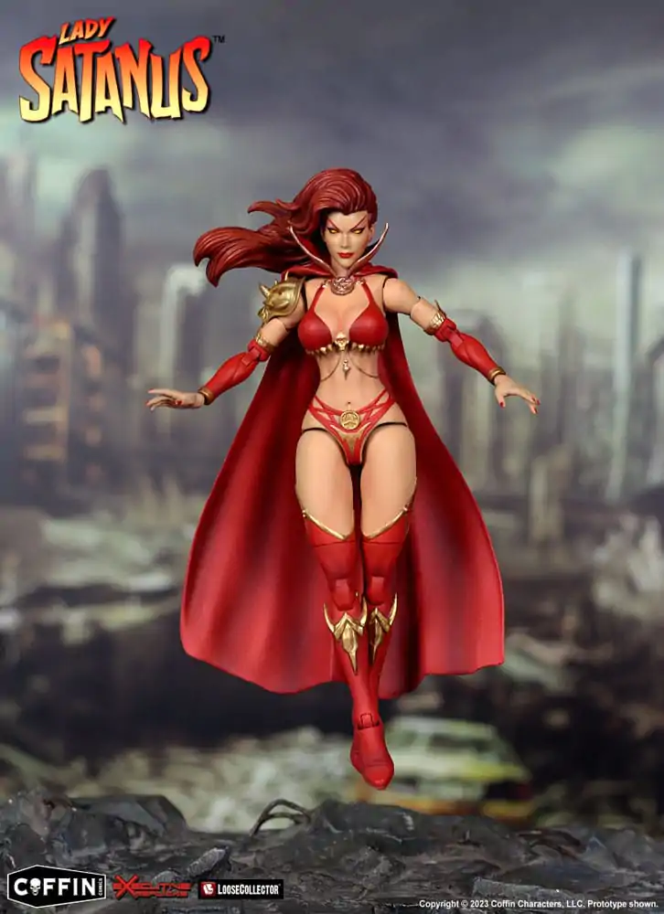 Lady Satanus Executive 1/12 Lady Satanus replika akciófigura 15 cm termékfotó