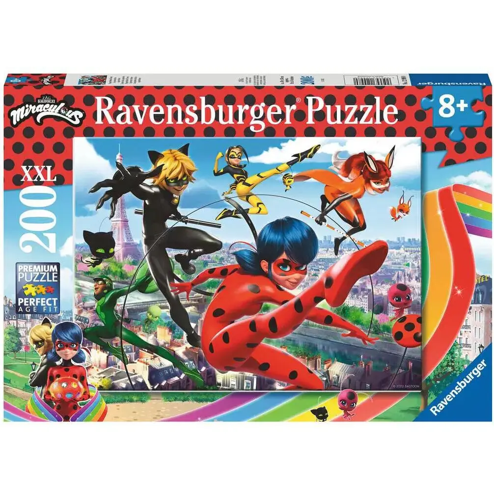 Ladybug Miraculous XXL puzzle 200db-os termékfotó