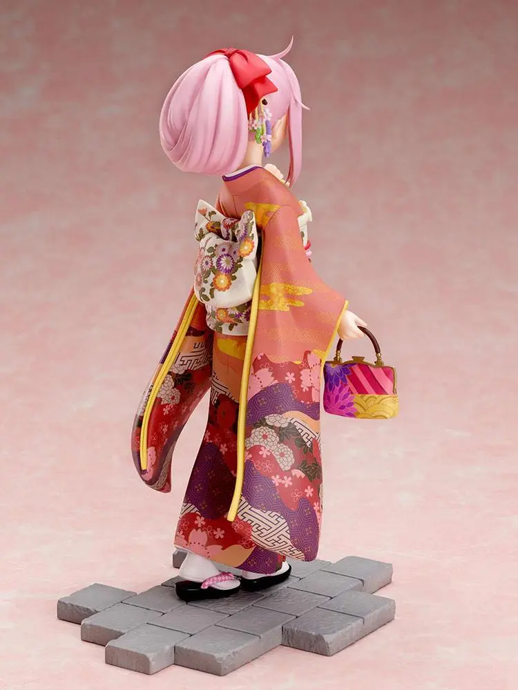 Laid-Back Camp 1/7 Nadeshiko Kagamihara Furisode Ver. PVC szobor figura 21 cm termékfotó