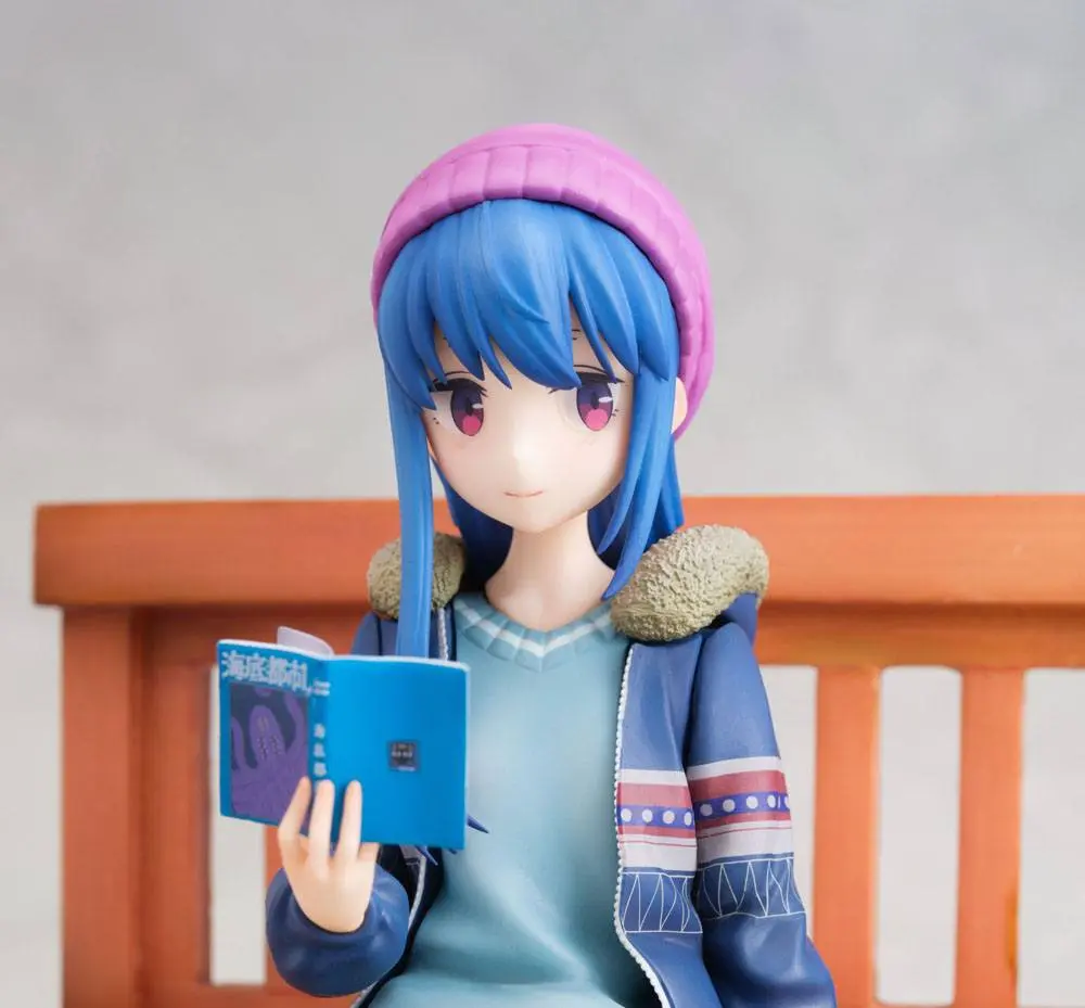 Laid-Back Camp 1/7 Rin Shima Footbath Ver. PVC szobor figura 17 cm termékfotó