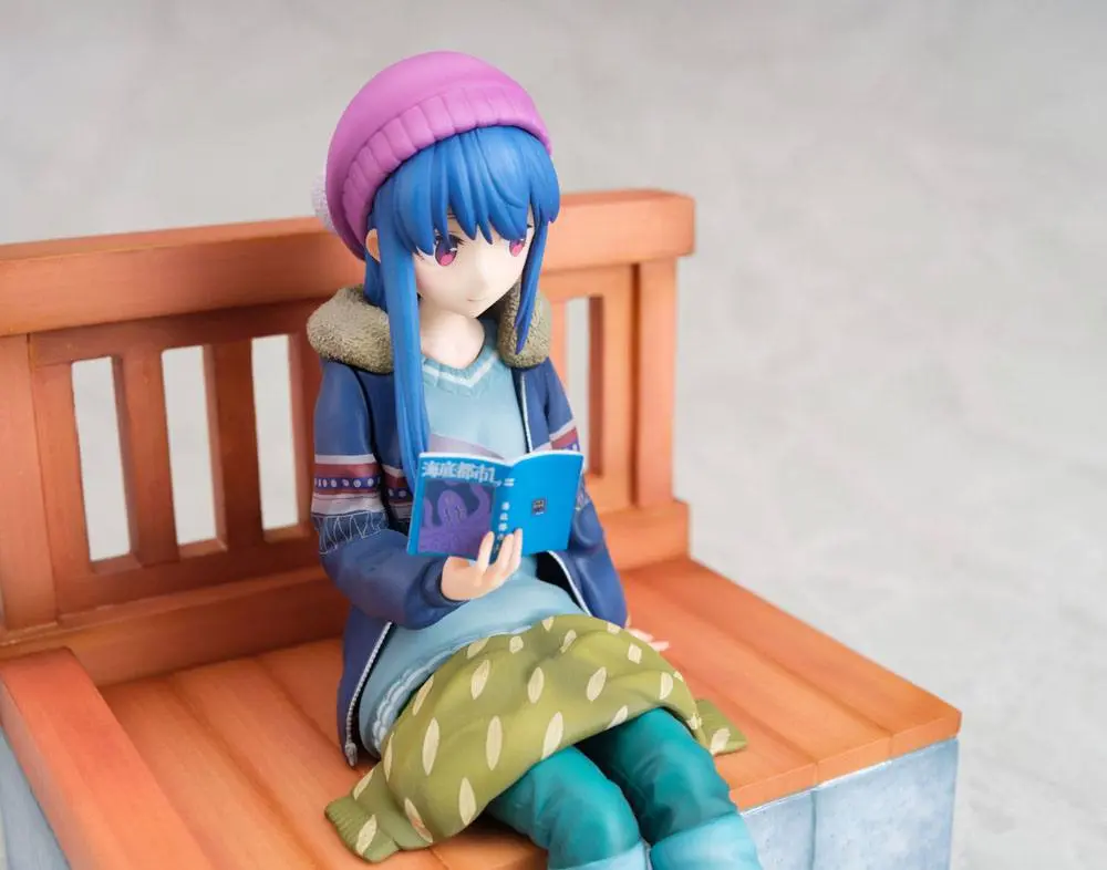 Laid-Back Camp 1/7 Rin Shima Footbath Ver. PVC szobor figura 17 cm termékfotó