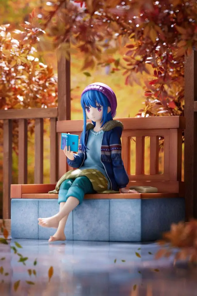 Laid-Back Camp 1/7 Rin Shima Footbath Ver. PVC szobor figura 17 cm termékfotó