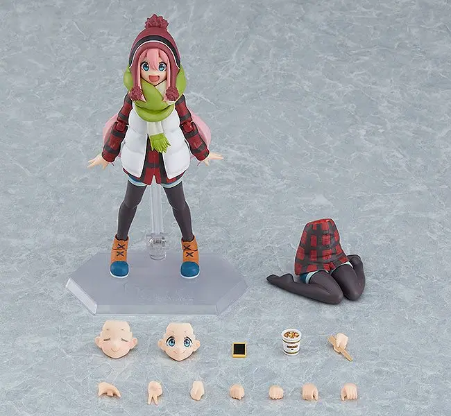 Laid-Back Camp Figma Nadeshiko Kagamihara akciófigura 13 cm termékfotó