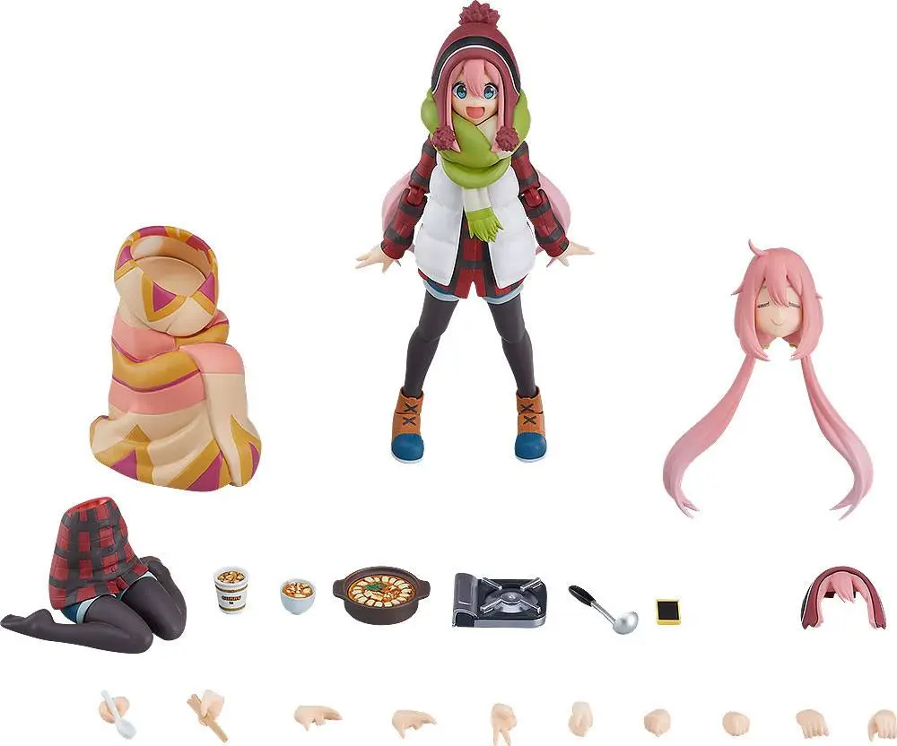 Laid-Back Camp Figma  Nadeshiko Kagamihara DX Edition akciófigura 13 cm termékfotó