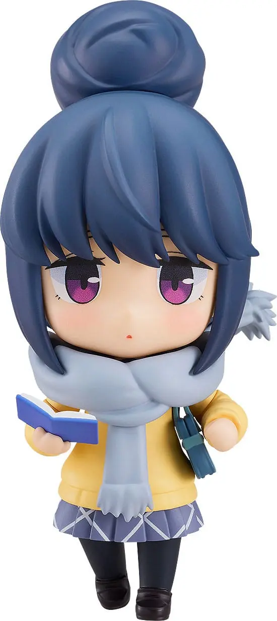 Laid-Back Camp Nendoroid akciófigura Nadeshiko Rin Shima: School Uniform Ver. 10 cm termékfotó