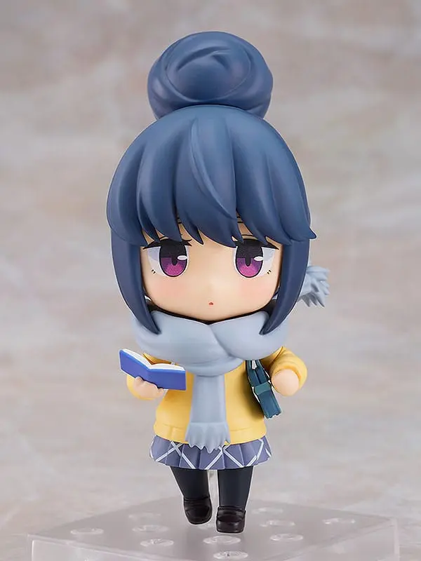 Laid-Back Camp Nendoroid akciófigura Nadeshiko Rin Shima: School Uniform Ver. 10 cm termékfotó