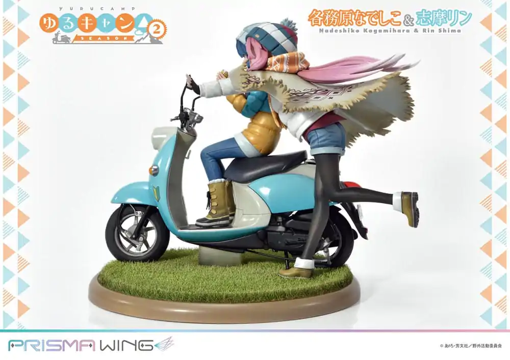 Laid-Back Camp Prisma Wing 1/7 Nadeshiko Kagamihara & Rin Shima PVC szobor figura 24 cm termékfotó