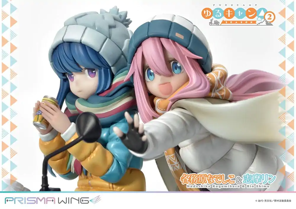 Laid-Back Camp Prisma Wing 1/7 Nadeshiko Kagamihara & Rin Shima PVC szobor figura 24 cm termékfotó