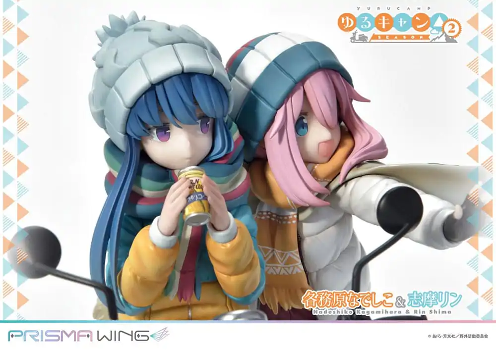 Laid-Back Camp Prisma Wing 1/7 Nadeshiko Kagamihara & Rin Shima PVC szobor figura 24 cm termékfotó