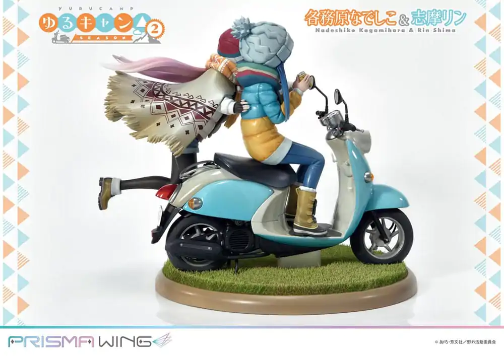 Laid-Back Camp Prisma Wing 1/7 Nadeshiko Kagamihara & Rin Shima PVC szobor figura 24 cm termékfotó