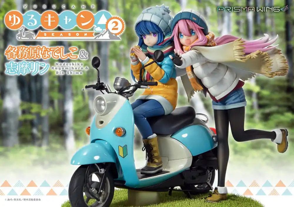 Laid-Back Camp Prisma Wing 1/7 Nadeshiko Kagamihara & Rin Shima PVC szobor figura 24 cm termékfotó