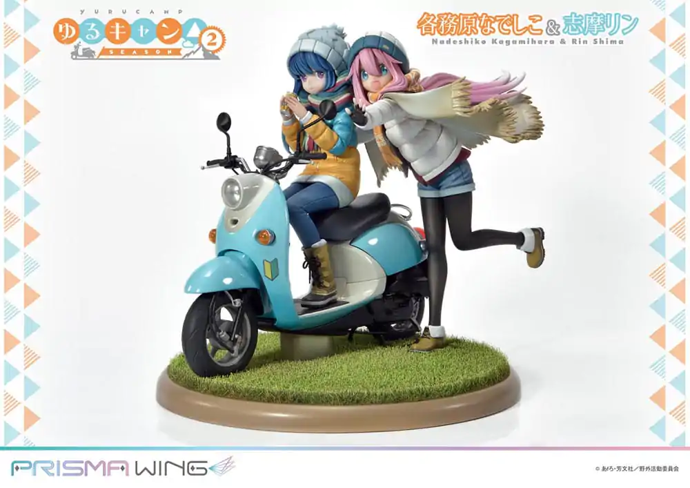 Laid-Back Camp Prisma Wing 1/7 Nadeshiko Kagamihara & Rin Shima PVC szobor figura 24 cm termékfotó