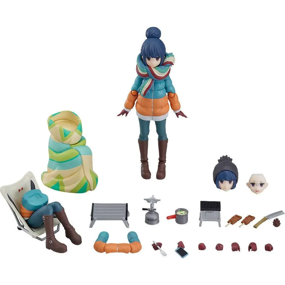 Laid Back Camp Rin Shima Deluxe figma figura 13cm termékfotó