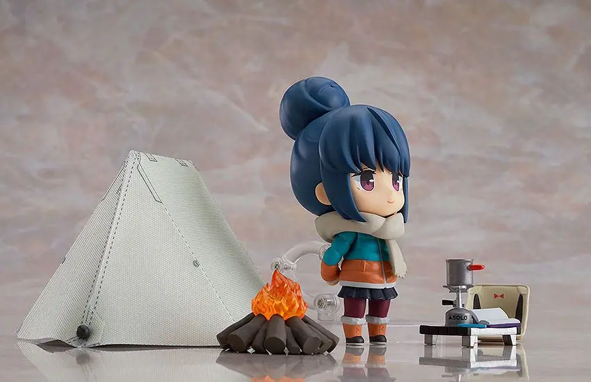 Laid-Back Camp Rin Shima DX Ver. akciófigura 10 cm termékfotó