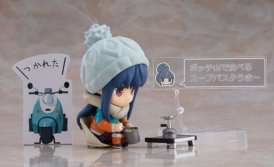 Laid-Back Camp Rin Shima DX Ver. akciófigura 10 cm termékfotó
