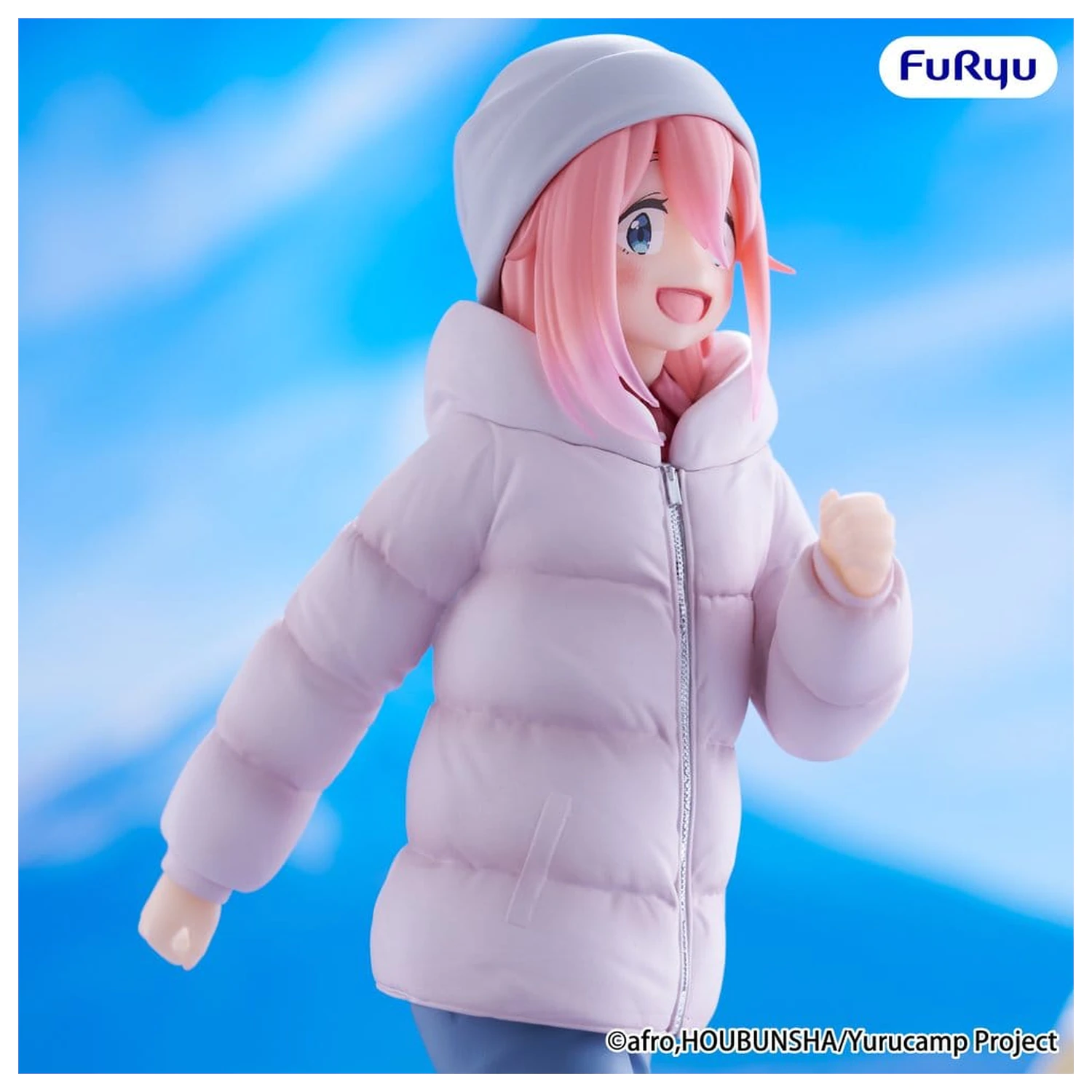Laid-back Camp Season 3 Trio-Try-iT Nadeshiko Kagamihara PVC szobor figura 20 cm   termékfotó