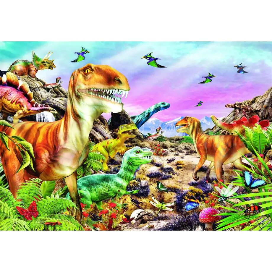 Land Of Dinosaurs puzzle 104db-os termékfotó